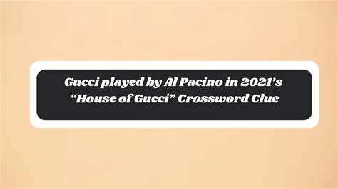 gucci of music crossword